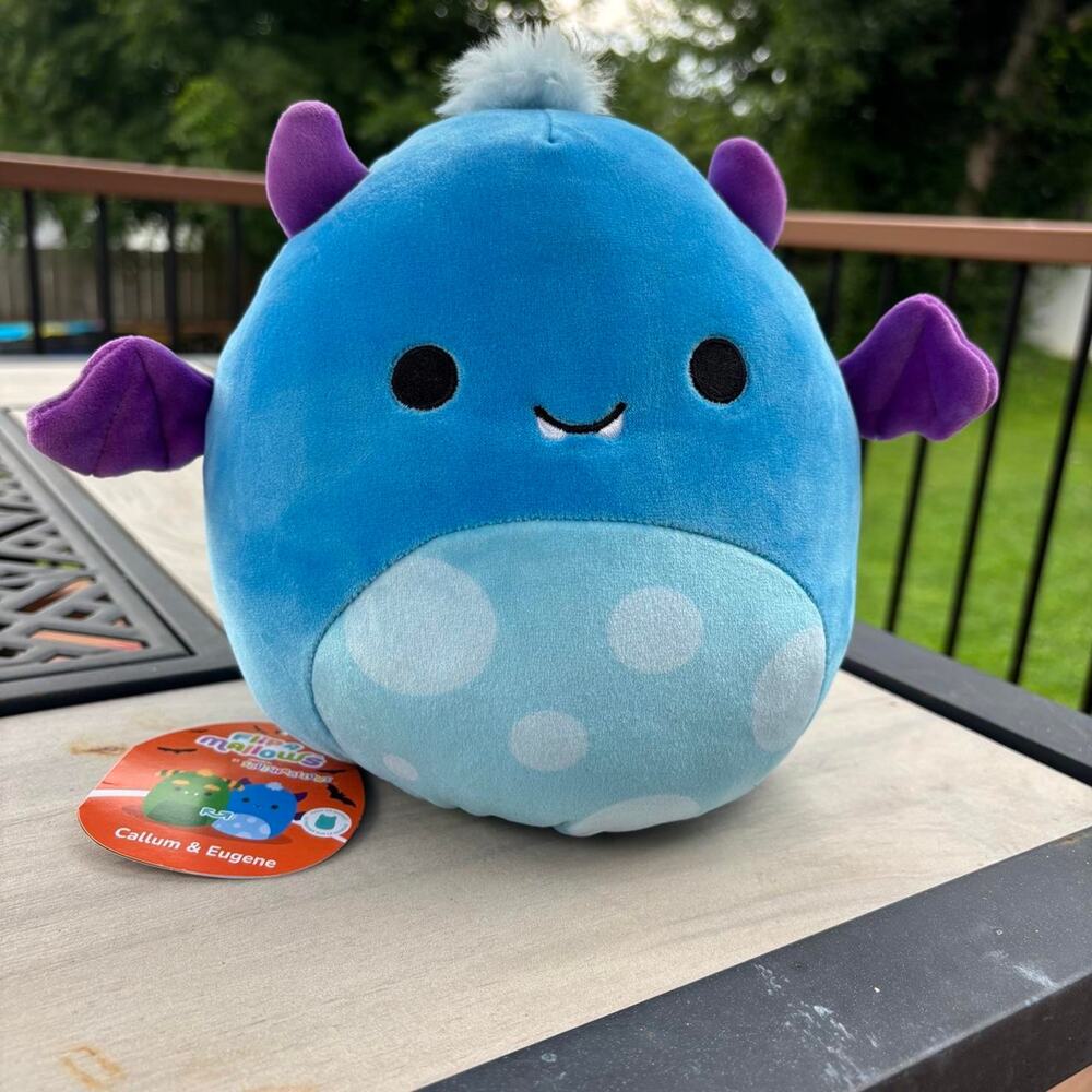 Squishmallows Callum & Eugene, a First to Market Halloween FlipAMallows with tag